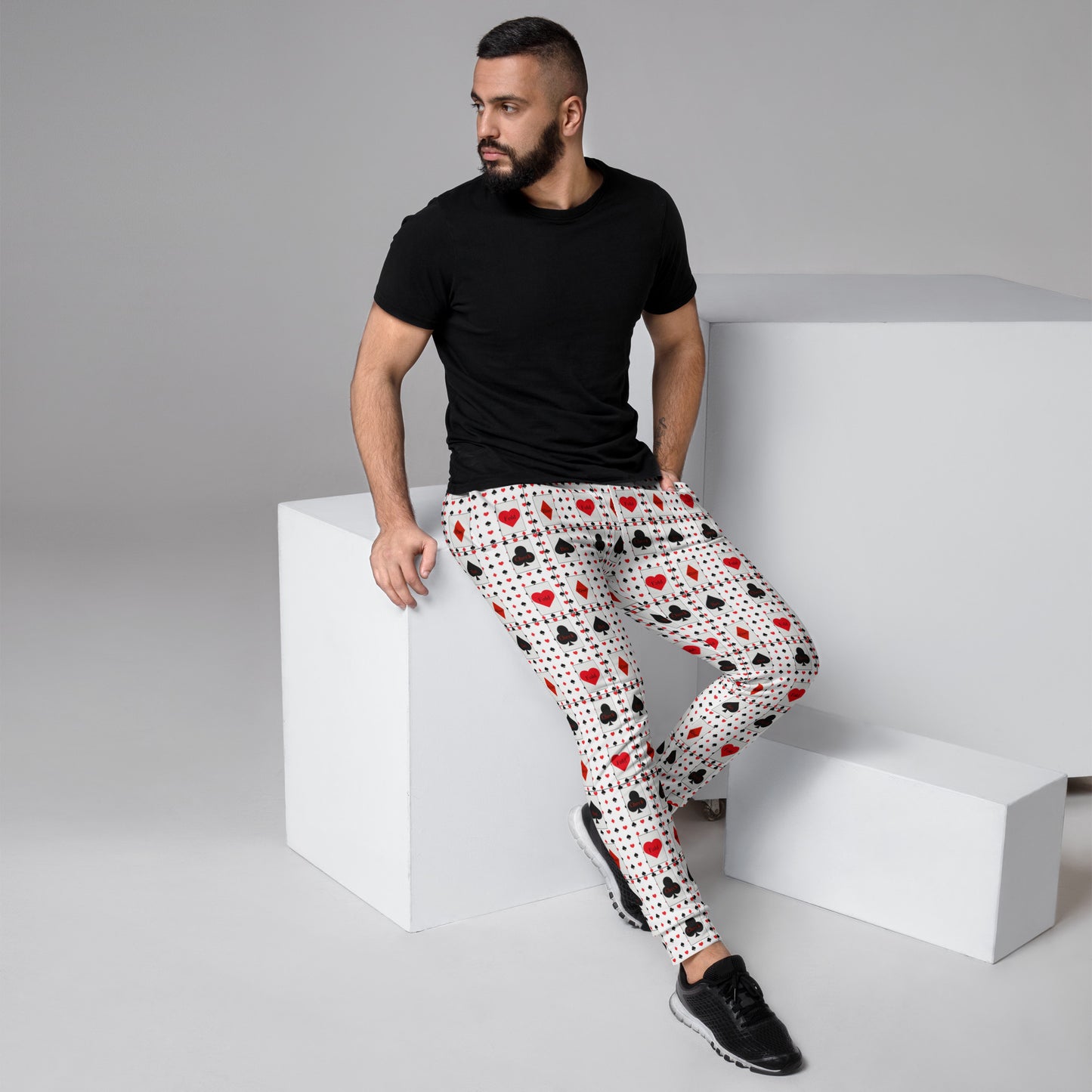High Stakes Men's Joggers - Left Placement product image 1 in selected colour, size XS, with right-side angle and left placement.