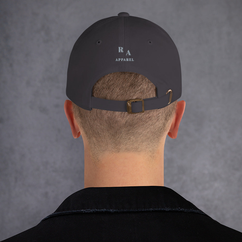 Bellevie Cap - Left Placement by R.A. Apparel, image 32, back view, selected colour, left placement.