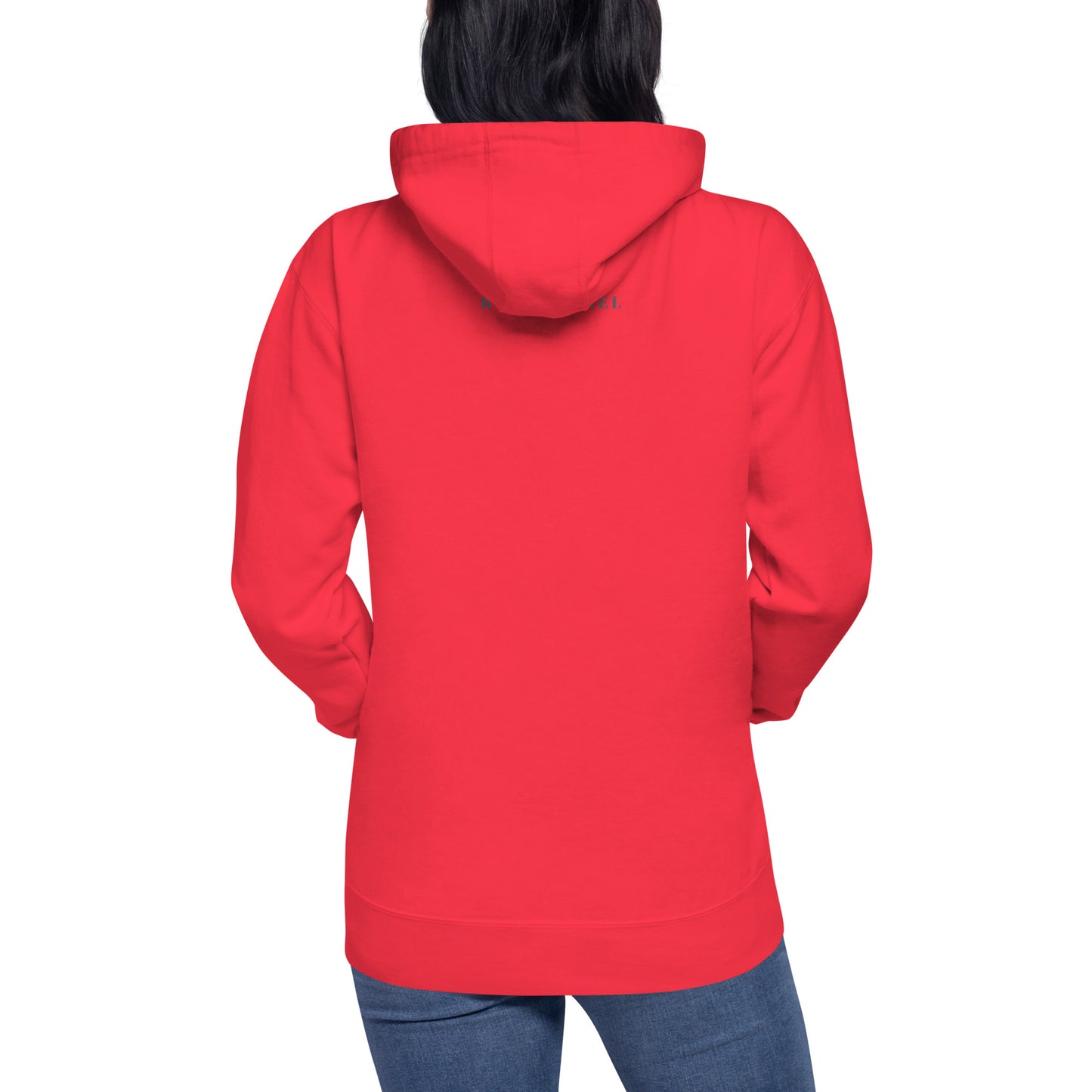 Afterhours Hoodie - Left Placement product image 21 in Charcoal Heather, size L, with back view and left placement.