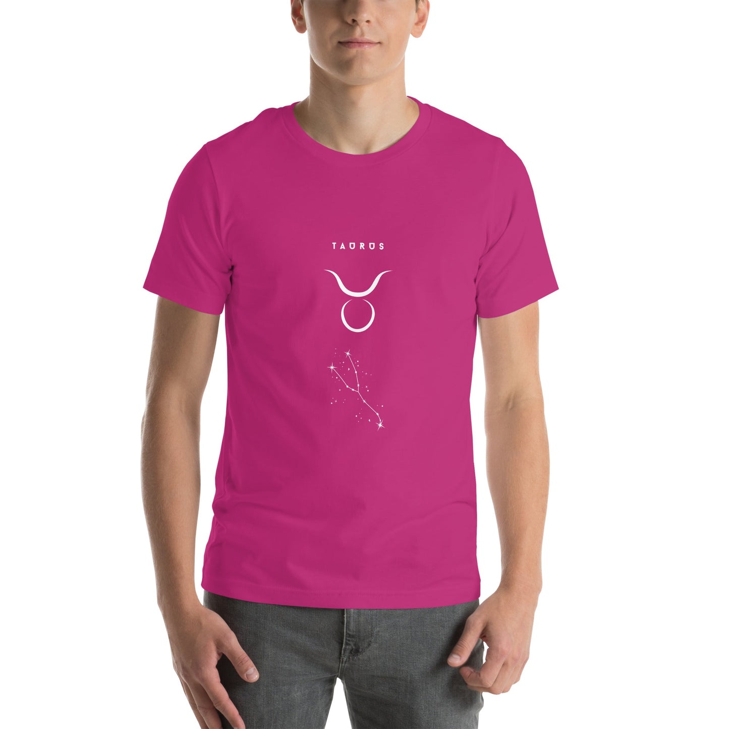 Bullborne T-Shirt - Left Placement image 14 in Black, size 4XL, showing front view for the Taurus design.