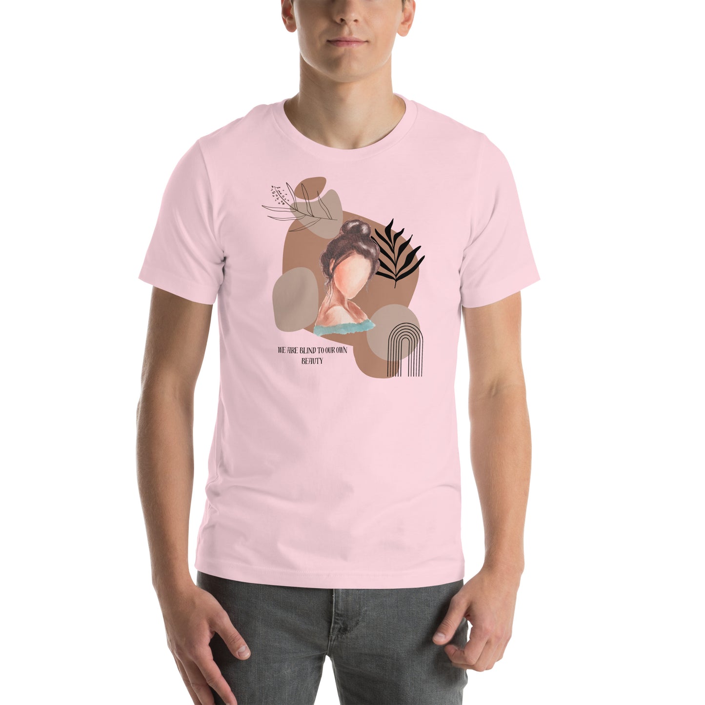Blind Signal T-Shirt - Left Placement 40 image 28: Ocean Blue version, size M with front view of the We Are Blind range.