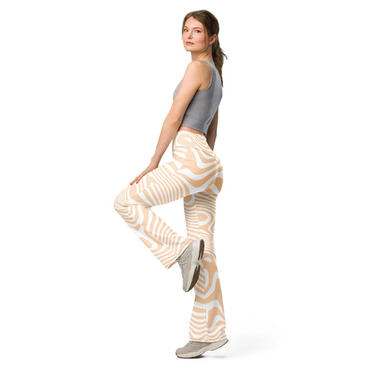 Contour Flare Leggings - Left Placement image 1 in 2XS, showing left-side angle for the Contour design.