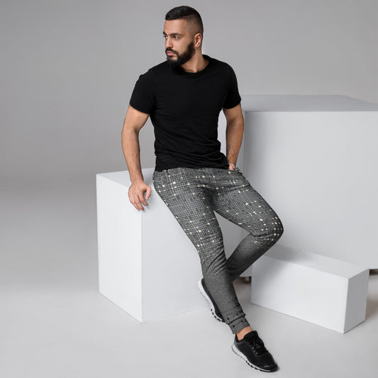 Techline Men's Joggers - Left Placement by R.A. Apparel, image 1, right-side angle, selected colour, size XS, left placement.