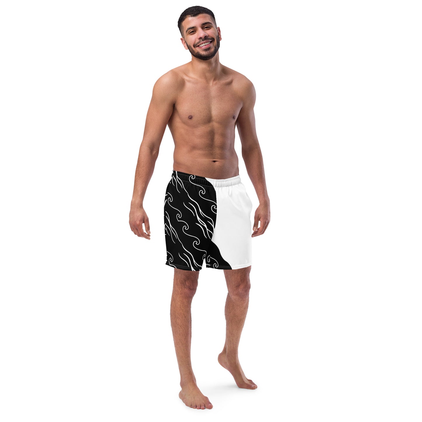 Waveform Swim Trunks - Left Placement image 1: 2XS version with front view of the Sea Waves range.