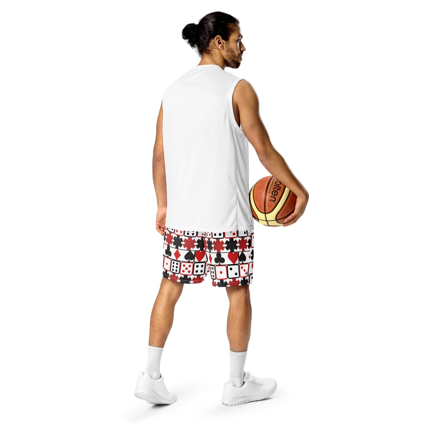 Casino Noir Shorts - Left Placement 5 image 1: 2XS version with back view of the Gambling range.