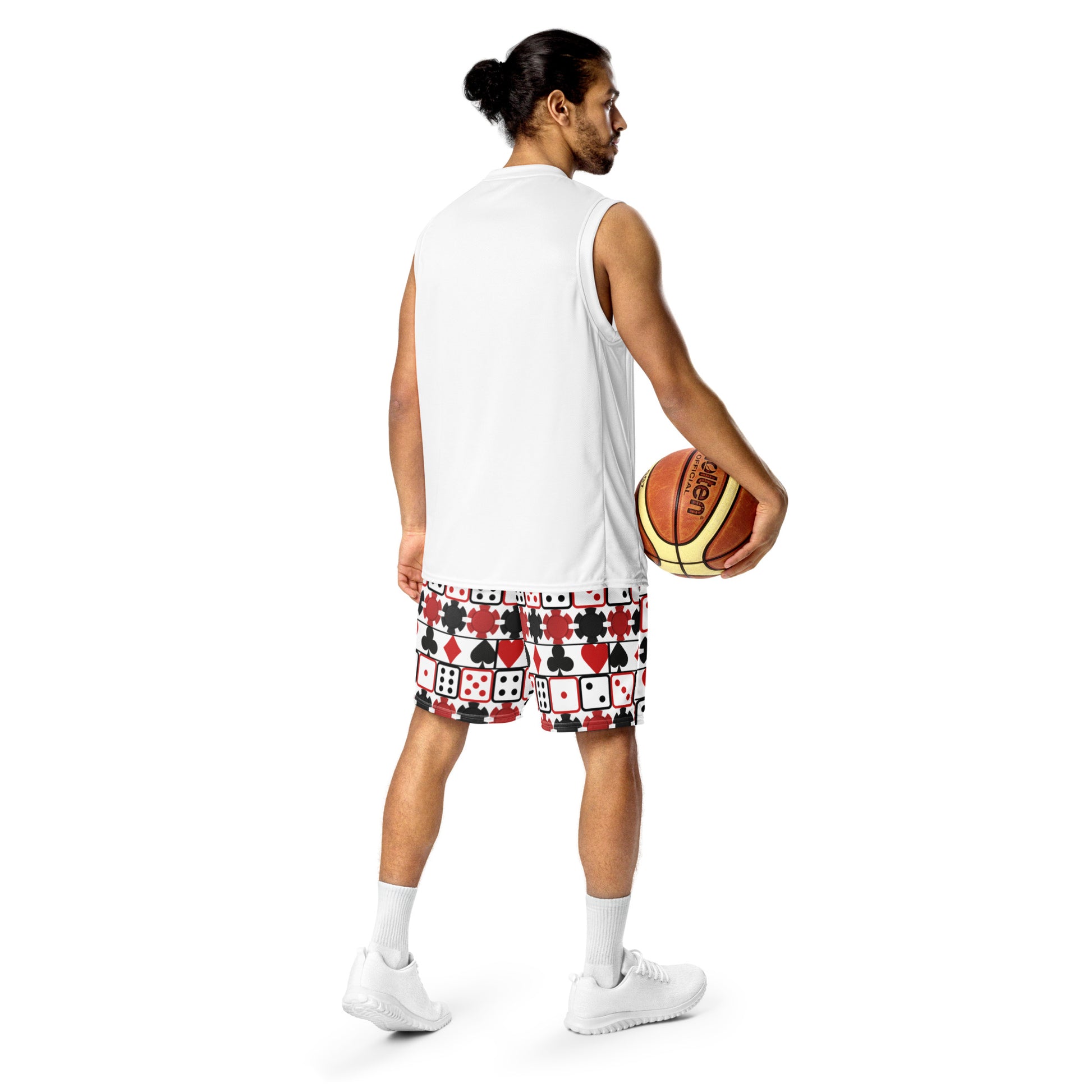 Casino Noir Shorts - Left Placement 5 image 1: 2XS version with back view of the Gambling range.