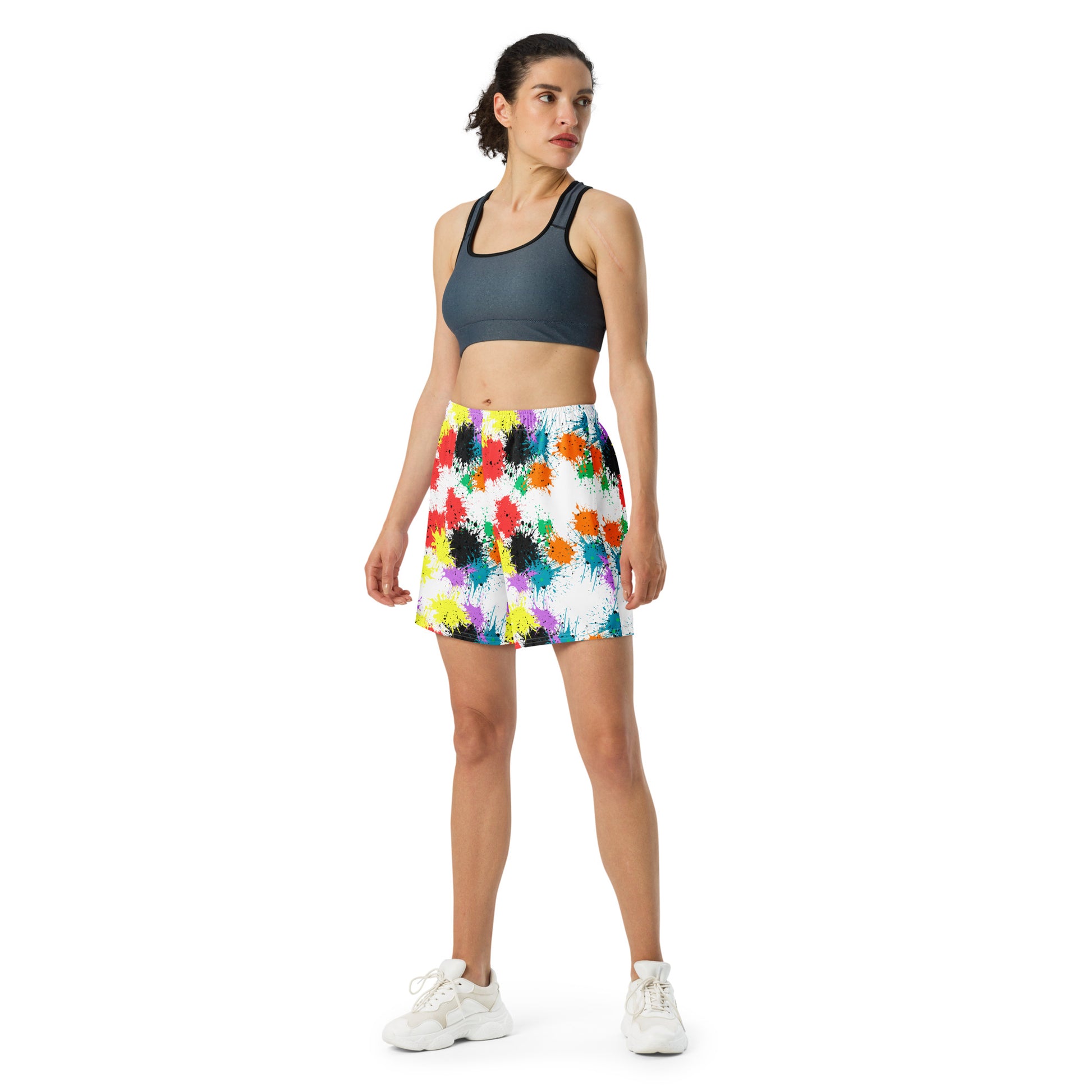 Splattermark Shorts - Left Placement product image 1 in 2XS, with front view and left placement.