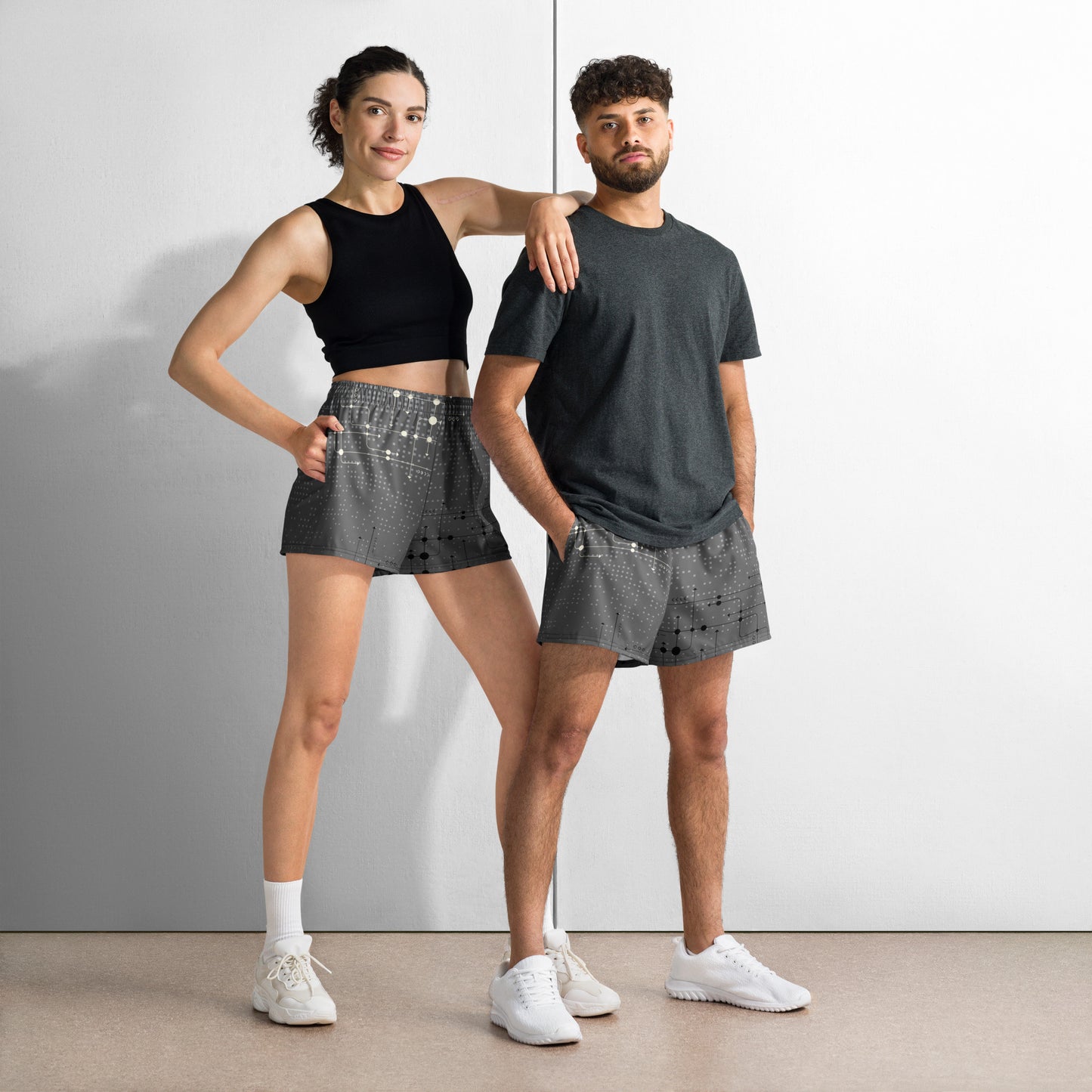 Techline Shorts - Left Placement product image 1 in selected colour, size XS, with front view and left placement.
