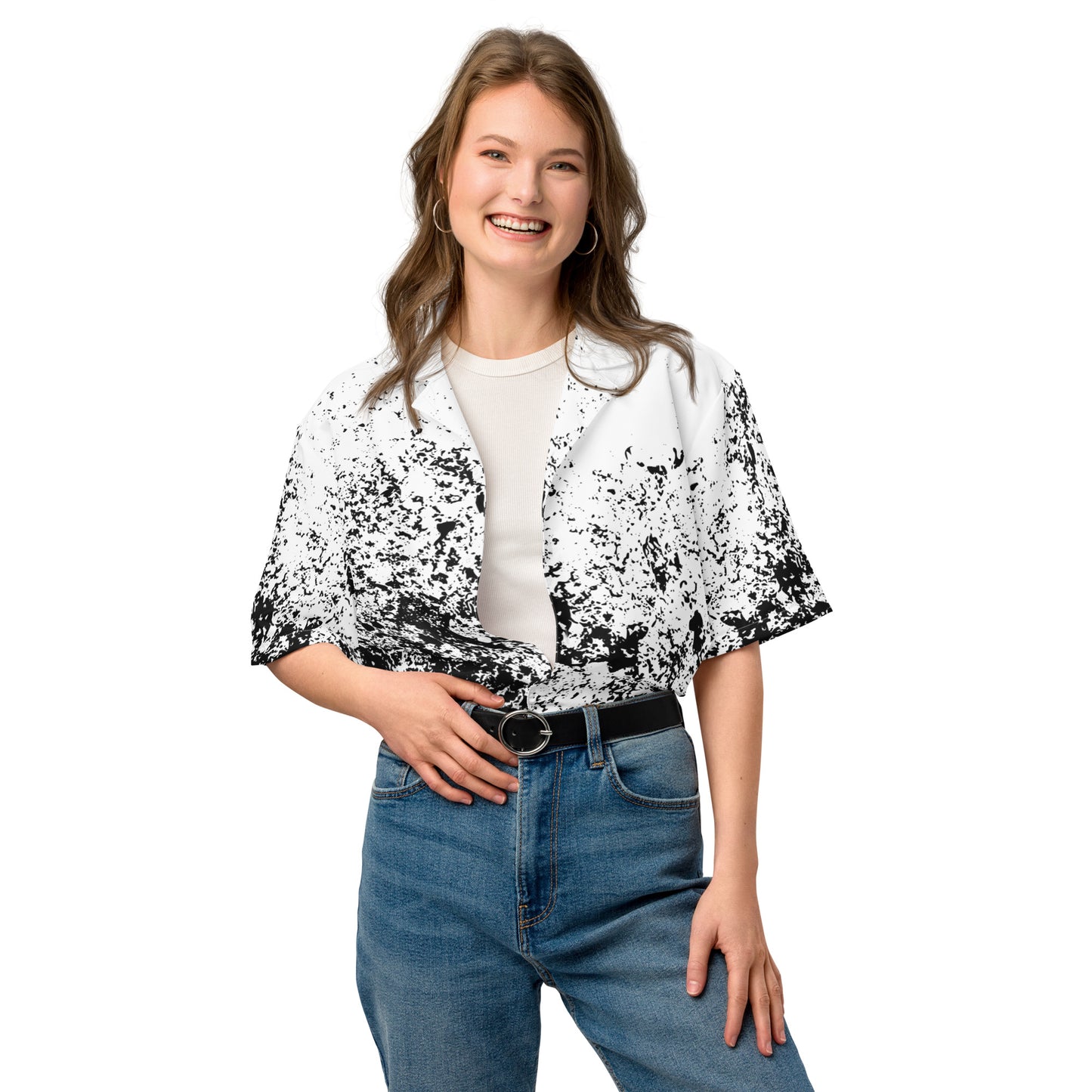 Shardfall Button Shirt - Left Placement by R.A. Apparel, image 1, front view, 2XS, left placement.