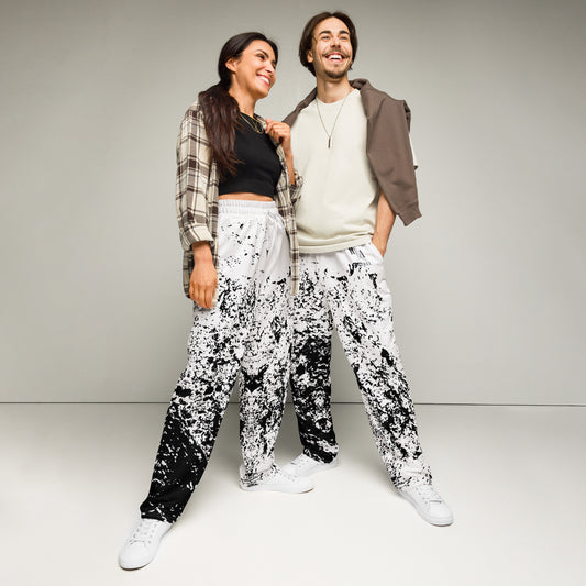 Shardfall Wide Leg Joggers - Left Placement image 1 in 2XS, showing front view for the Shattered design.
