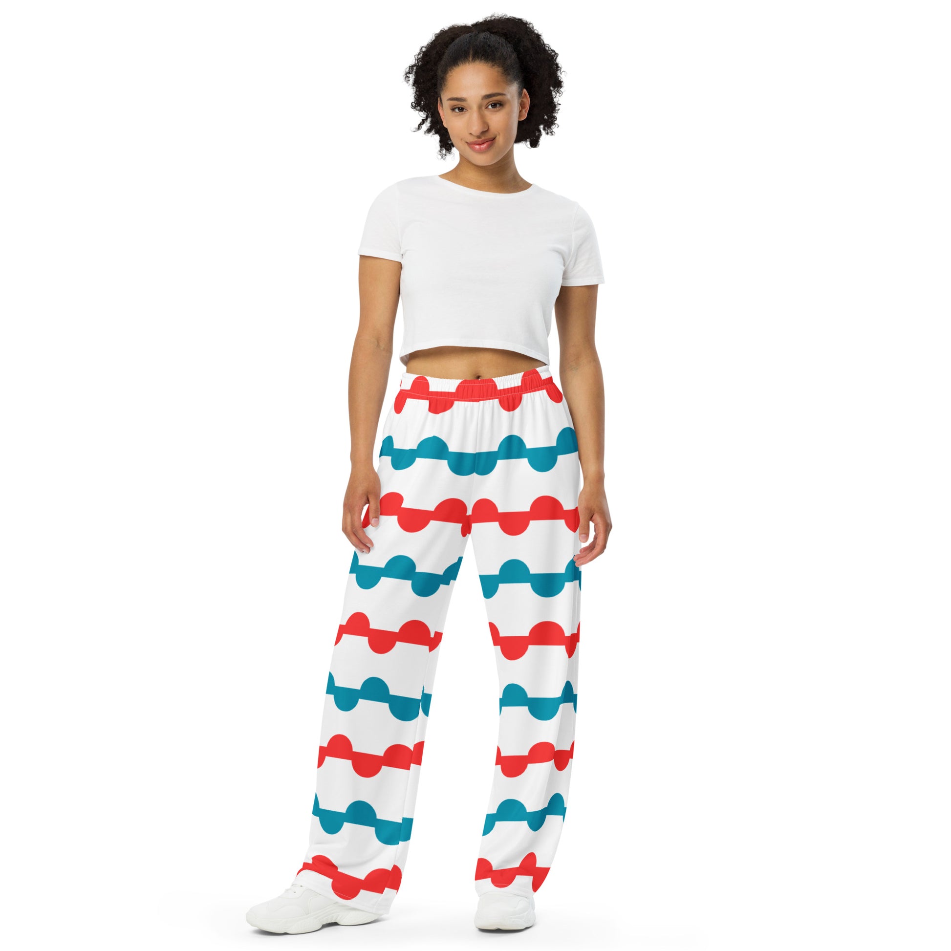 Halves Wide Leg Pants - Left Placement product image 1 in 2XS, with front view and left placement.