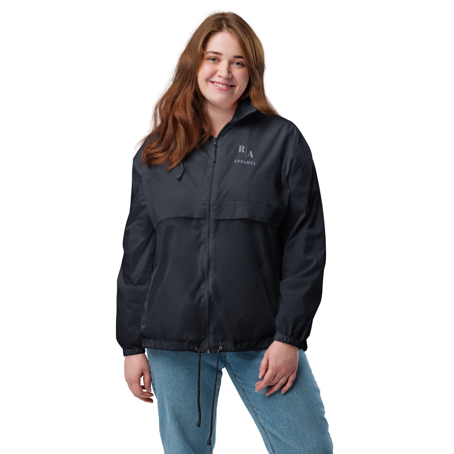 Own Signal Windbreaker - Left Placement image 11: Forest Green version, size S with front view of the Own It range.
