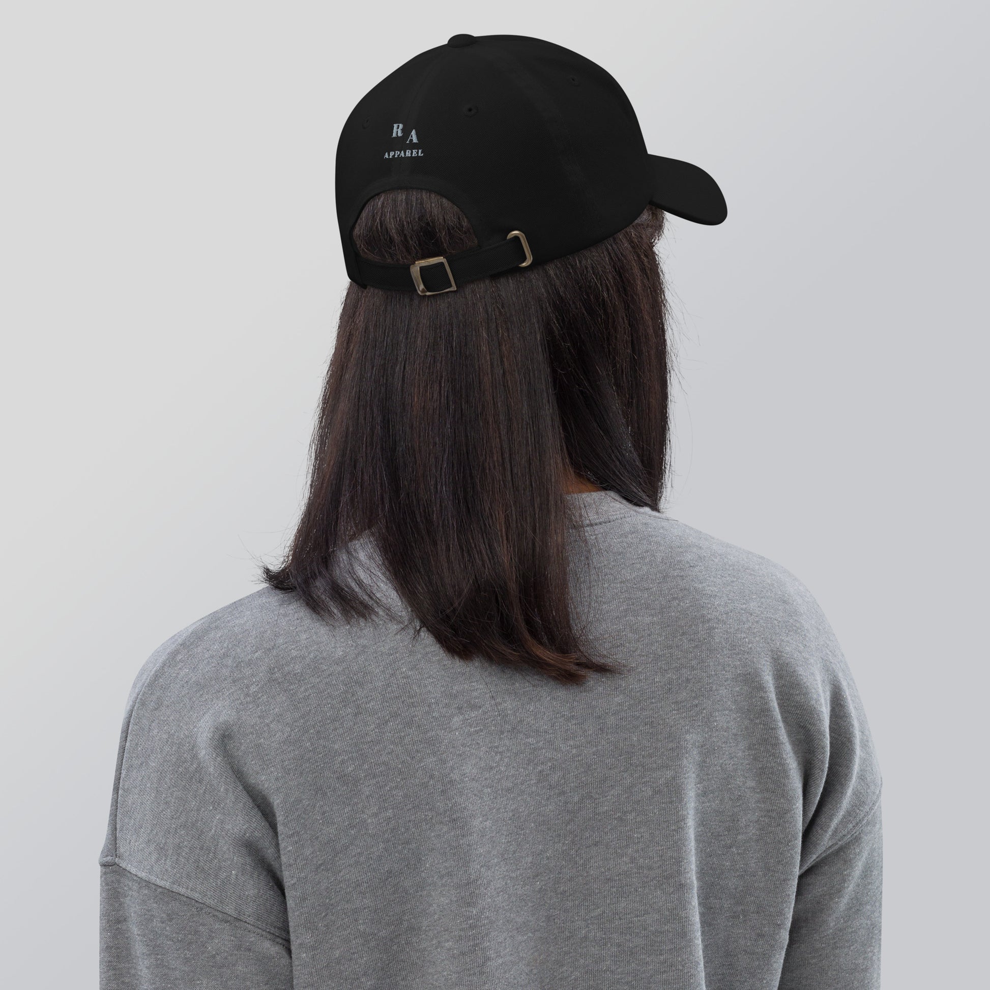 Image 6 of Green Camo Grace Mark Cap - Left Placement, with Blessed artwork visible in back view.