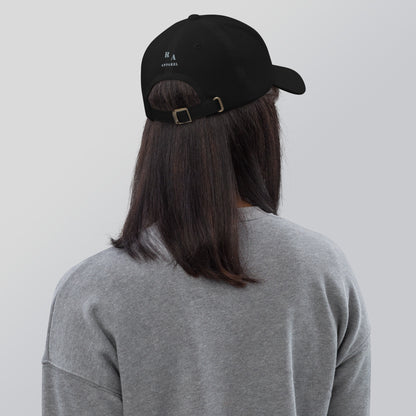Image 6 of Green Camo Grace Mark Cap - Left Placement, with Blessed artwork visible in back view.