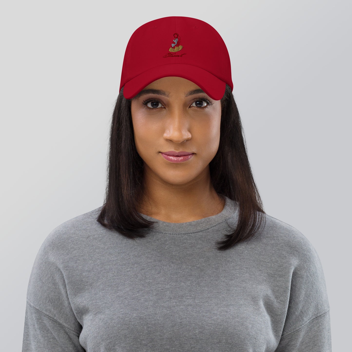 Grace Mark Cap - Left Placement by R.A. Apparel, image 28, front view, selected colour, left placement.