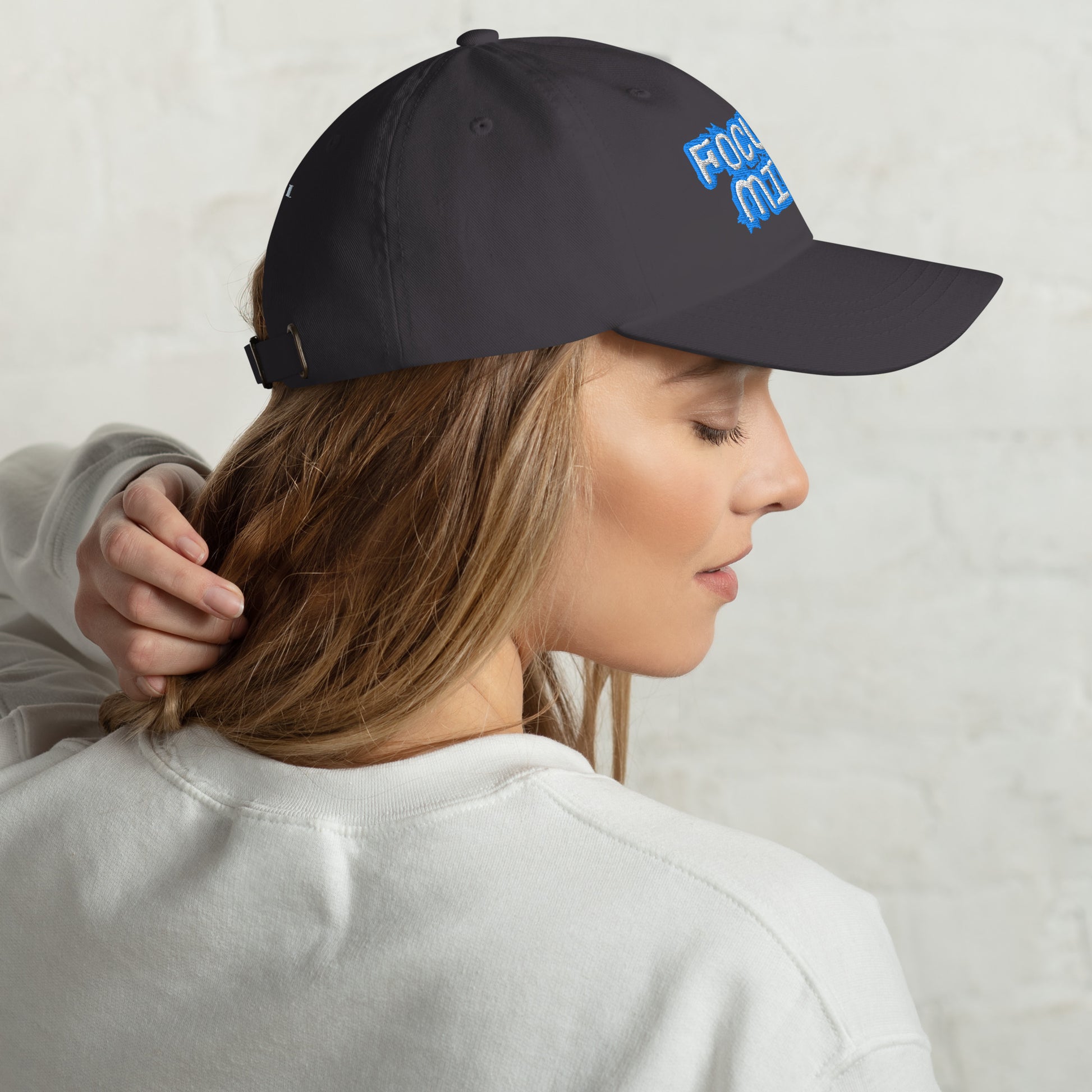 Image 39 of selected colour Mindstate Cap - Left Placement, with Focused Mind artwork visible in right-side angle.