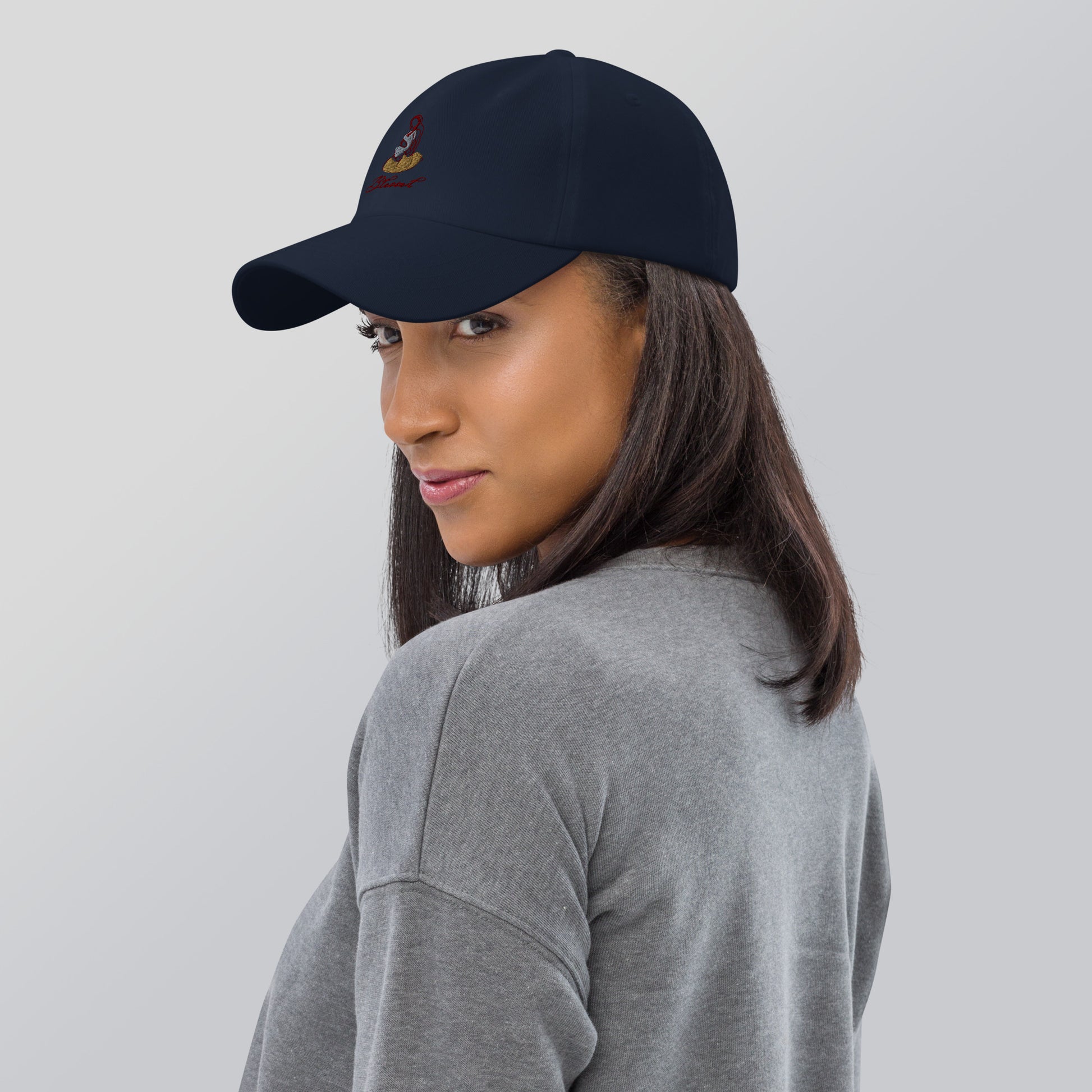 Image 14 of selected colour Grace Mark Cap - Left Placement, with Blessed artwork visible in left-side angle.