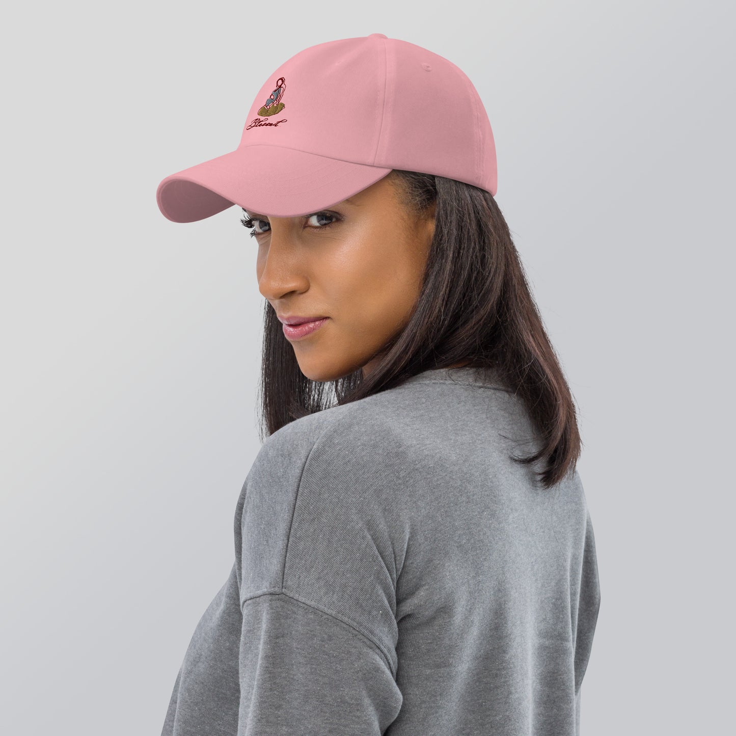 Grace Mark Cap - Left Placement image 17 in selected colour, showing left-side angle for the Blessed design.