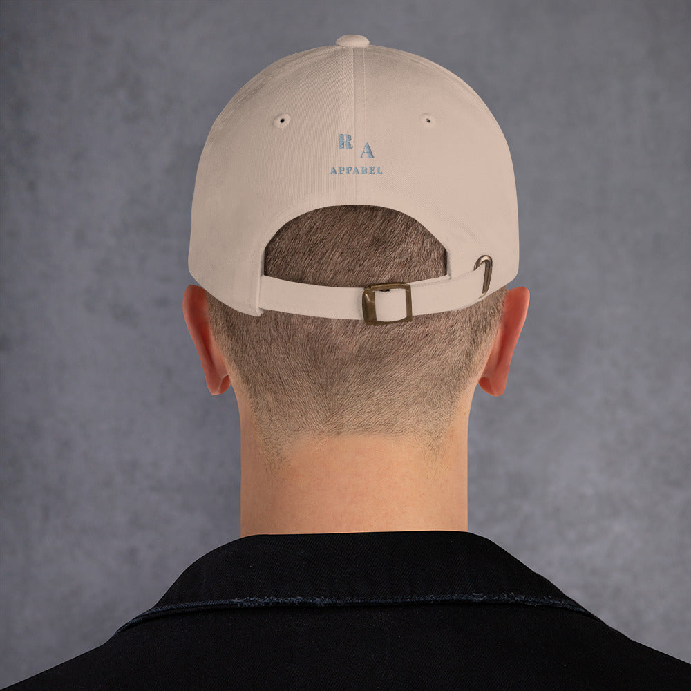 Bellevie Cap - Left Placement image 24 in selected colour, showing back view for the Beautiful Life design.