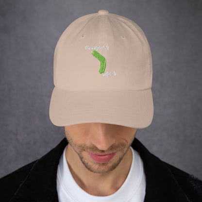 Bellevie Cap - Left Placement image 23 in selected colour, showing front view for the Beautiful Life design.