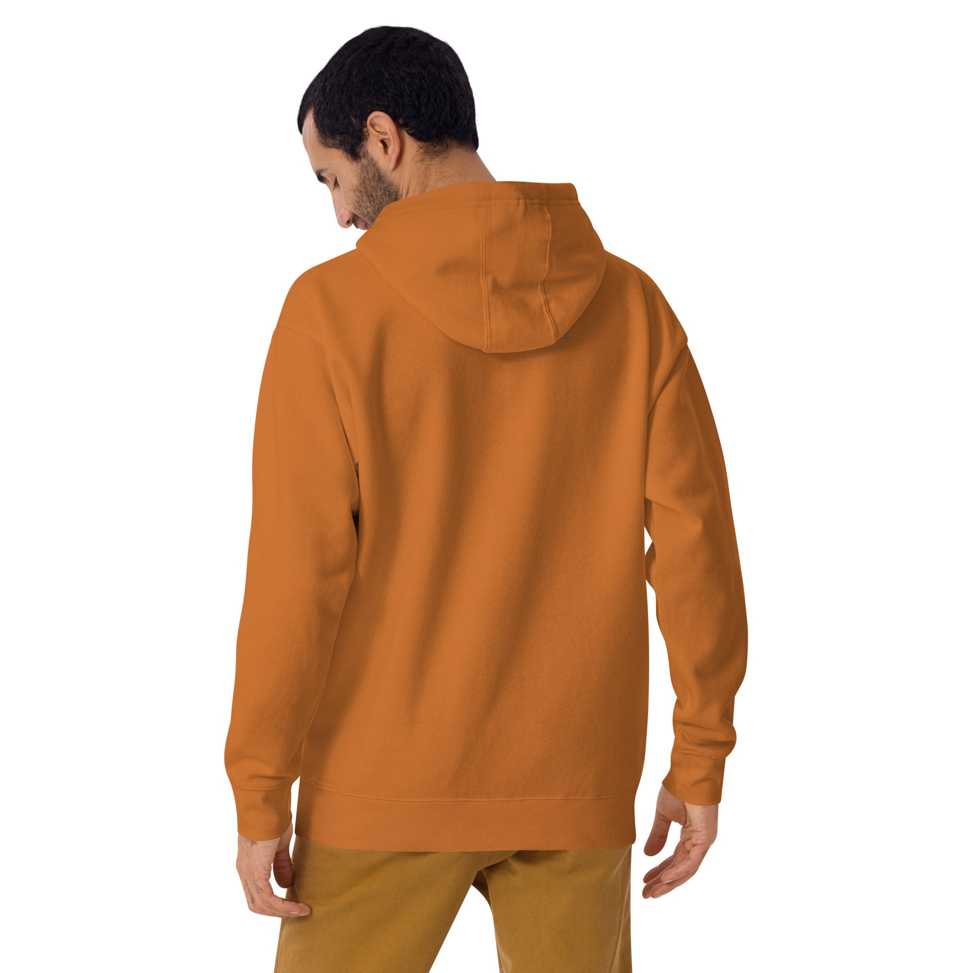 Sabletide Hoodie - Left Placement product image 44 in Military Green, size XL, with back view and left placement.