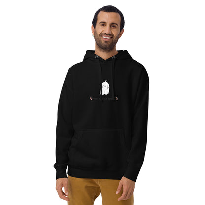 Image 5 of Black Cute Haunt Hoodie - Left Placement, size 2XL, with Too Cute to Spook artwork visible in front view.