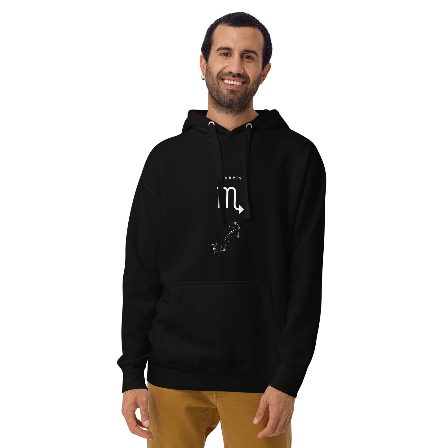 Sabletide Hoodie - Left Placement product image 1 in Black, size S, with front view and left placement.