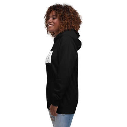 Ever After Hoodie - Left Placement product image 7 in Navy Blazer, size S, with front view, left-side angle and left placement.