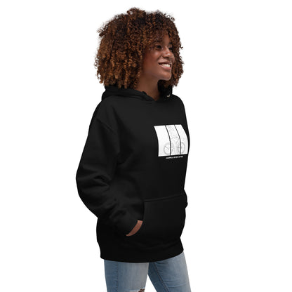 Ever After Hoodie - Left Placement image 8: Navy Blazer version, size M with front view, right-side angle of the Happily Ever After range.