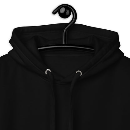 Sweet Minimal Hoodie - Left Placement image 2: Black version, size M with product view of the Simple and Sweet range.