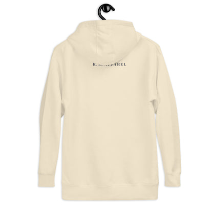 Sweet Minimal Hoodie - Left Placement image 39: Forest Green version, size L with back view of the Simple and Sweet range.