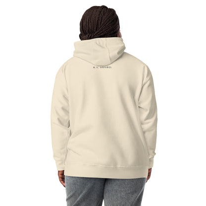 Human Form Hoodie - Left Placement image 27 in Team Royal, size M, showing back view for the Human Being design.