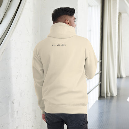 Fearless Hoodie - Left Placement by R.A. Apparel, image 30, back view, Team Royal, size 2XL, left placement.