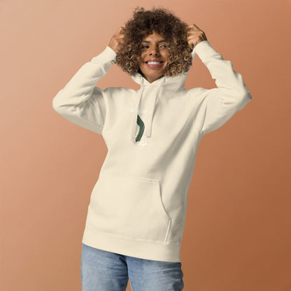 Image 26 of Vintage Black Bellevie Hoodie - Left Placement, size M, with Beautiful Life artwork visible in front view.