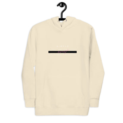 Image 37 of Forest Green Sweet Minimal Hoodie - Left Placement, size S, with Simple and Sweet artwork visible in front view.