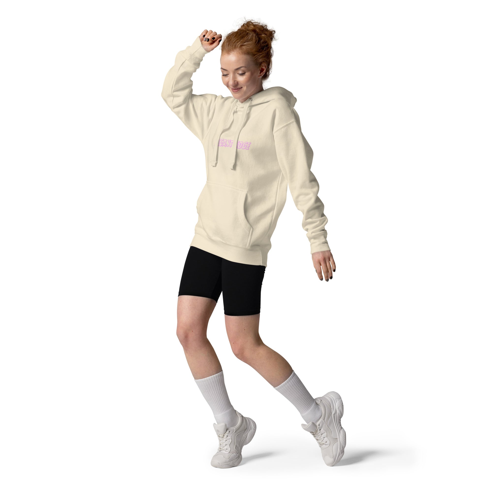 Noir Edge Hoodie - Left Placement product image 29 in Vintage Black, size 2XL, with front view and left placement.