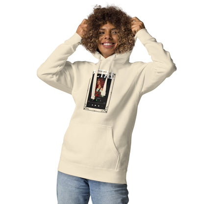 Petaline Hoodie - Left Placement 52 image 27: Vintage Black version, size L with front view of the Petal range.