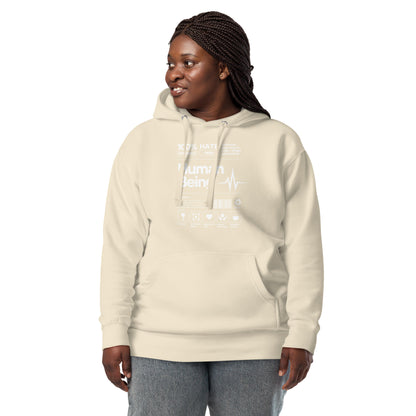 Human Form Hoodie - Left Placement by R.A. Apparel, image 28, front view, Team Royal, size L, left placement.