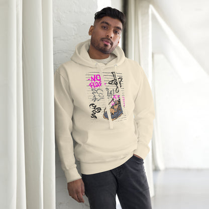Fearless Hoodie - Left Placement by R.A. Apparel, image 29, front view, Team Royal, size XL, left placement.