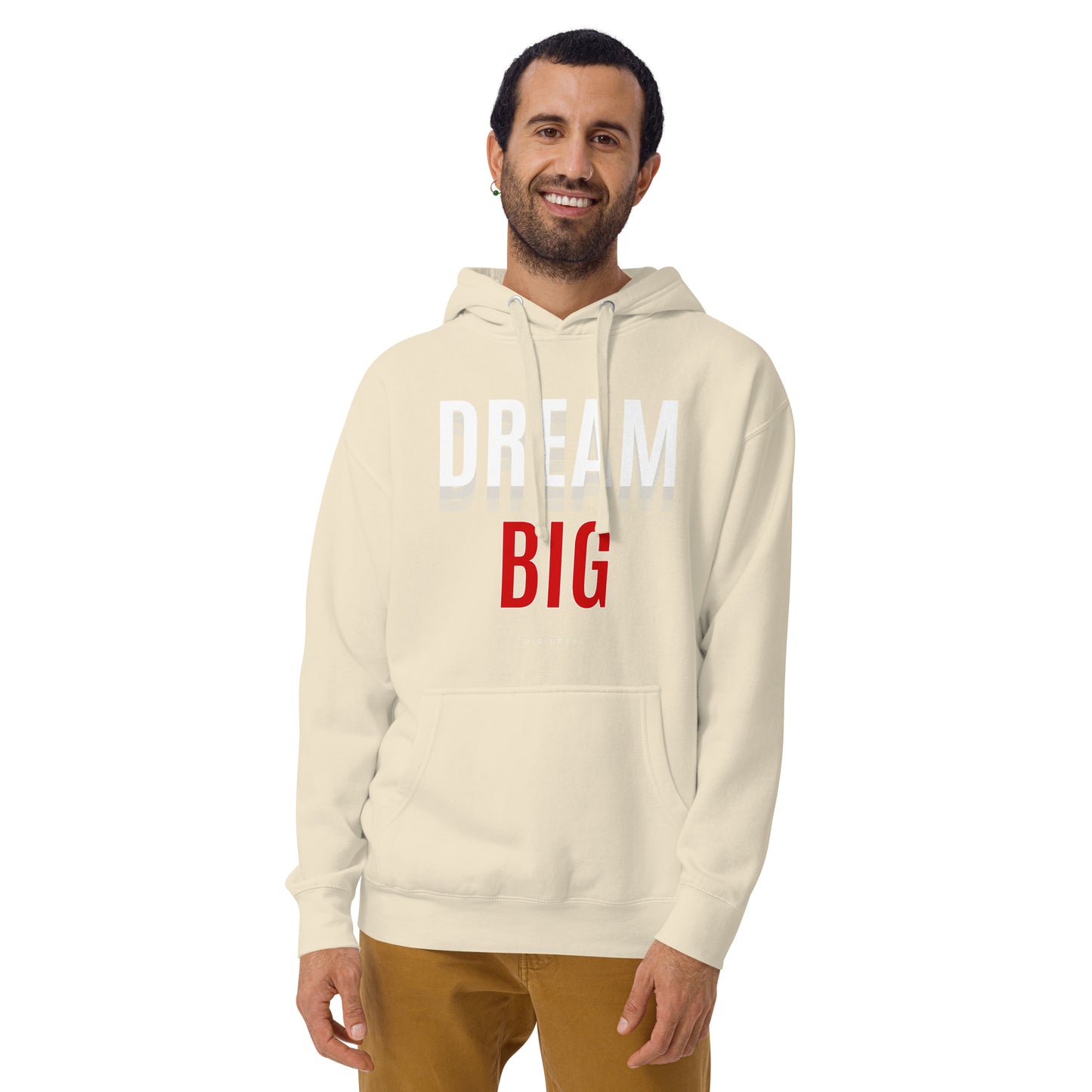 Skyline Dream Hoodie - Left Placement image 53 in Dusty Rose, size L, showing front view for the Dream Big design.