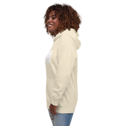 Ever After Hoodie - Left Placement image 59: Dusty Rose version, size 2XL with front view, left-side angle of the Happily Ever After range.