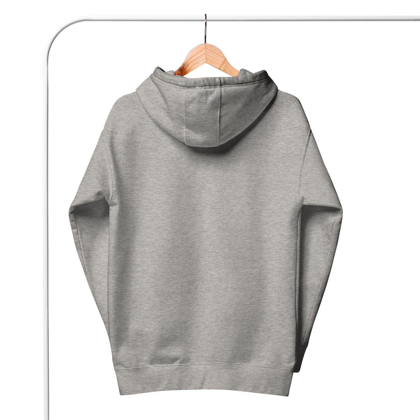 Retry Hoodie - Left Placement image 4 in Black, size XL, showing back view for the Try Again design.