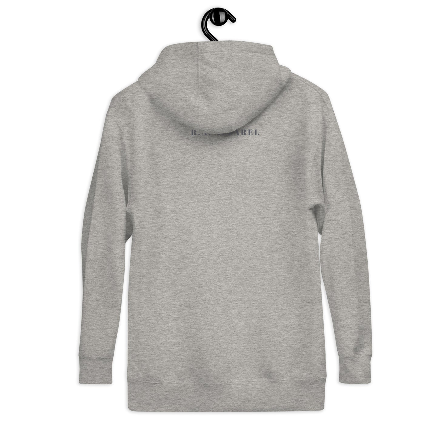 Image 6 of Black Sweet Minimal Hoodie - Left Placement, size 3XL, with Simple and Sweet artwork visible in back view.