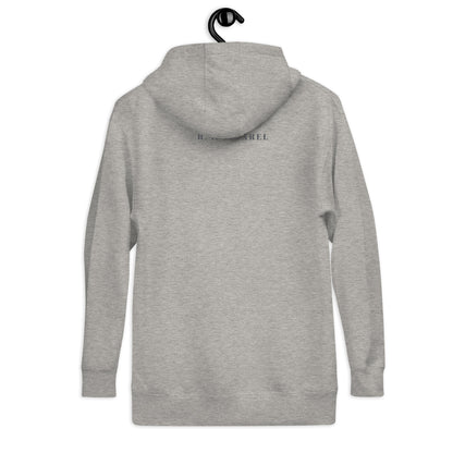 Image 6 of Black Sweet Minimal Hoodie - Left Placement, size 3XL, with Simple and Sweet artwork visible in back view.