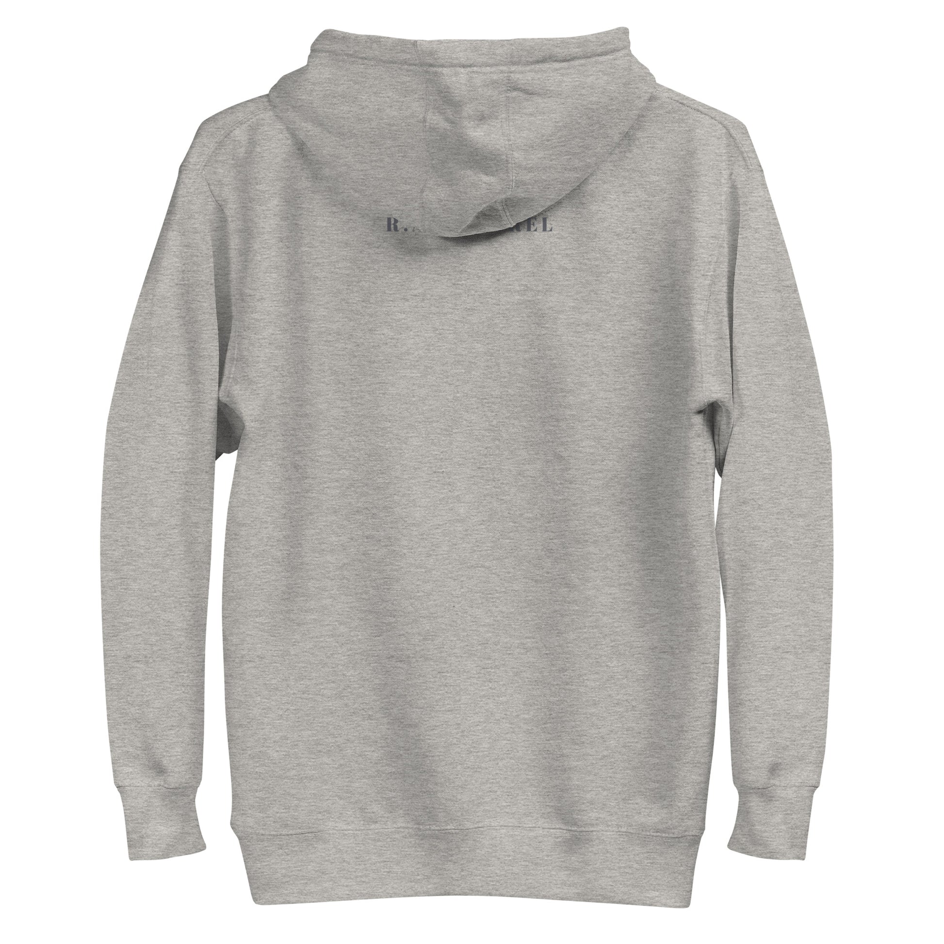 Social Static Hoodie - Left Placement image 4: Black version, size XL with back view of the Social Meter range.