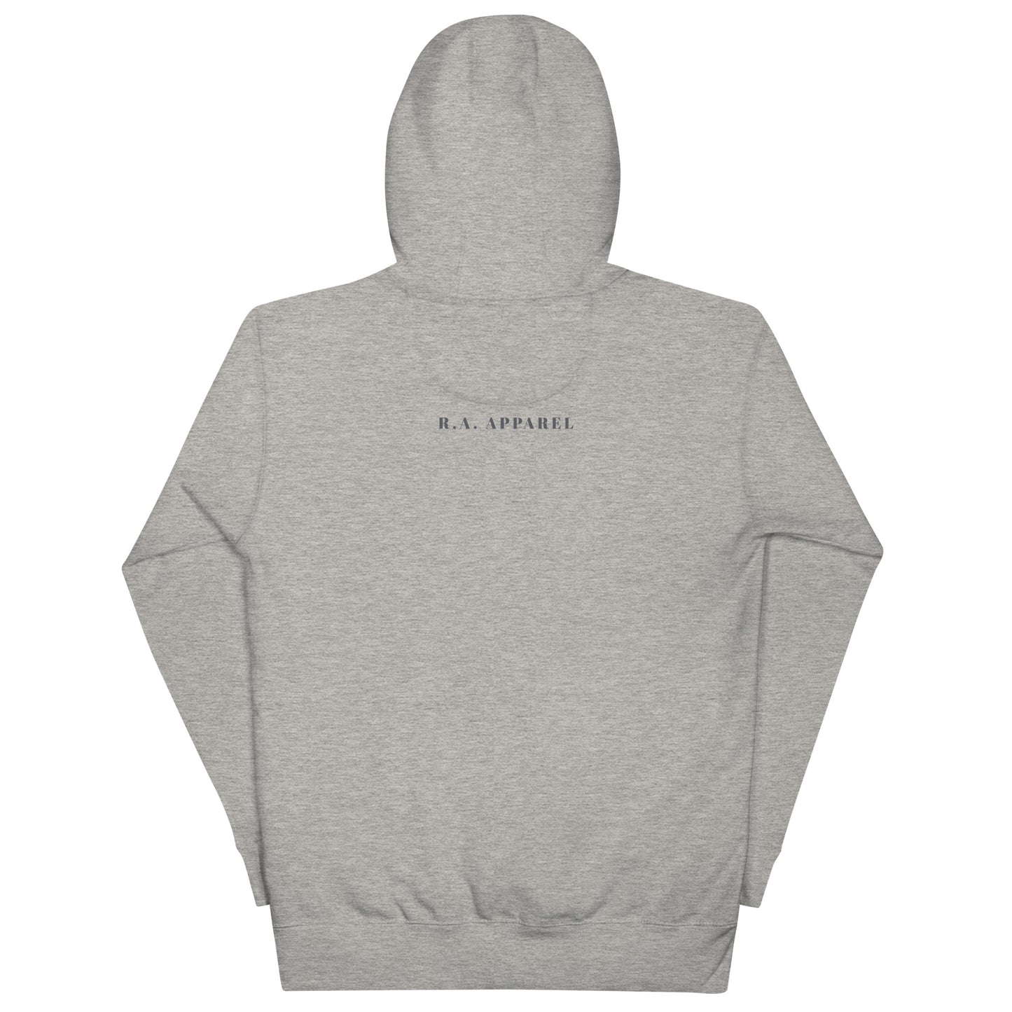 Image 4 of Black Astral Circle Hoodie - Left Placement, size XL, with Zodiac artwork visible in back view.