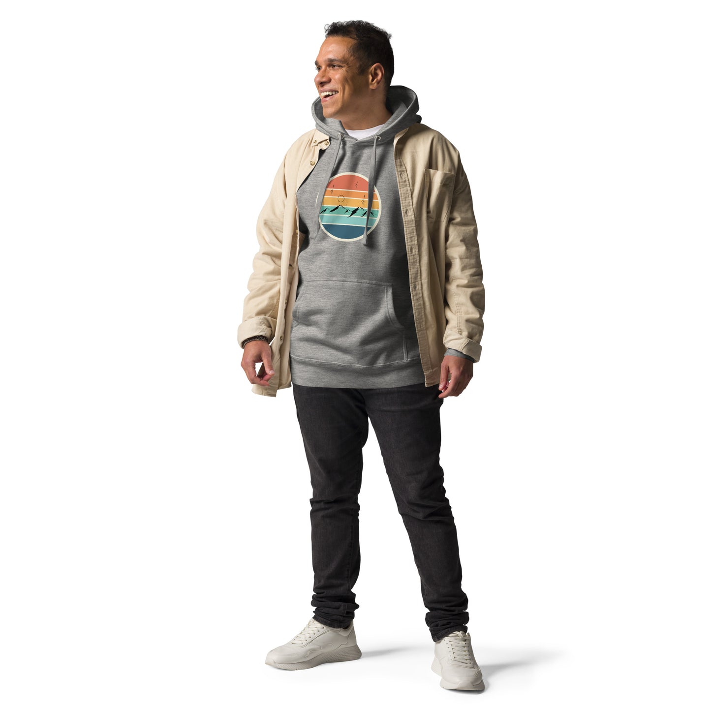 Summitline Hoodie - Left Placement product image 5 in Black, size 2XL, with front view and left placement.