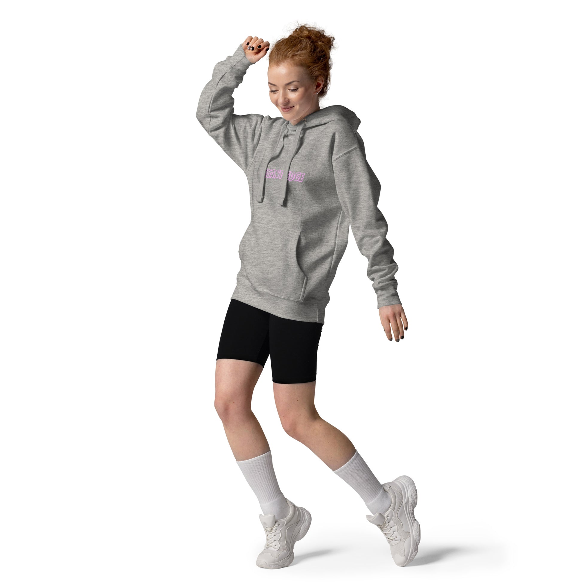 Image 5 of Black Noir Edge Hoodie - Left Placement, size 2XL, with Elegant Edge artwork visible in front view.