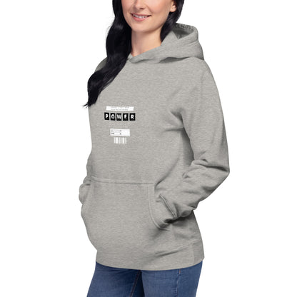 Impact Form Hoodie - Left Placement by R.A. Apparel, image 24, front view, left-side angle, Charcoal Heather, size 3XL, left placement.