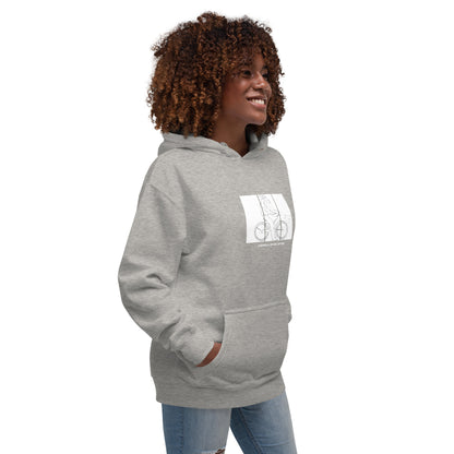 Ever After Hoodie - Left Placement image 12 in Navy Blazer, size 3XL, showing front view, right-side angle for the Happily Ever After design.